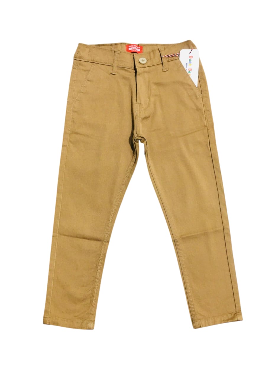 Dark Camel Cotton Pant Boys ( R-440 )