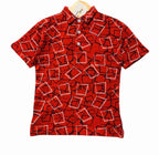 Square Shape Red Collar Polo New Born