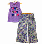 Strive Better Light Purple Shirt & Cotton Flapper Girls ( R-438 )