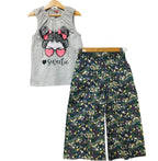 Sweetie Oatmeal Shirt & Cotton Flapper Girls ( R-438 )