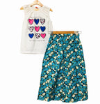 Strive Better White Shirt & Cotton Flapper Girls ( R-438 )