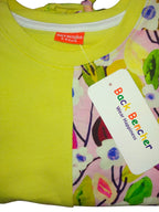 Multi Flower Parrot T-Shirt Girls ( R-456 )