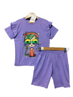 Baby Doll Light Purple Nicker Suit Girls(R-211)