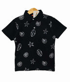Star Fish Black Collar Polo New Born(R-348,349)