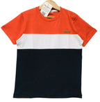 Red & Black Penal T-Shirt Boys