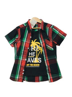 Surf Waves Multi Check Double Casual Shirt Boys