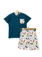 Front Pocket Zinc Nicker Suit Boys