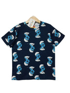 Cartoon Print Navy T-Shirt Boys