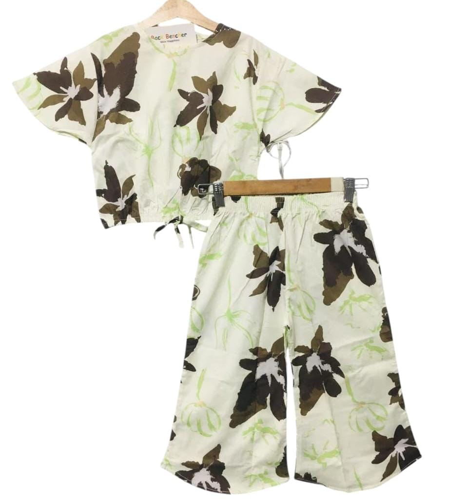 Chocolate Flower Half Sleeve White Fish Girls