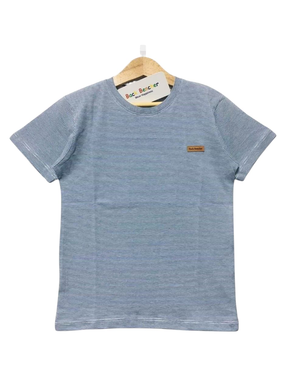 Back Bencher Logo Gray Lines T-Shirt Boys
