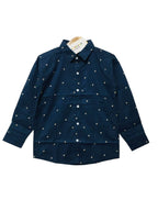 Dots Navy Casual Shirt Boys ( R-14 )