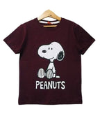 Peanuts Mahroon T-Shirt  Boys