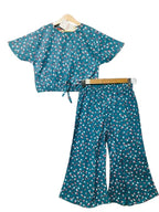 Pink White Flower Half Sleeve C-Green Skate Fish Girls