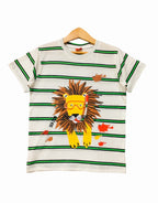 Sea Lion Parrot & White Striper T-Shirt Boys