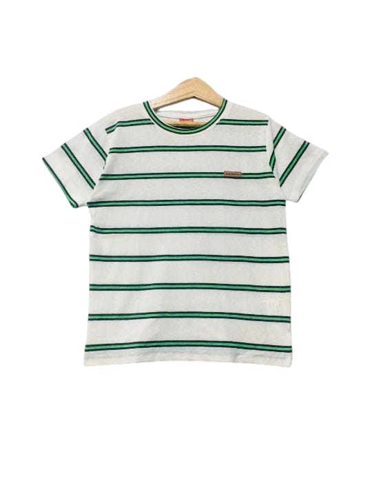 Backbencher Parrot & White Stripper T-Shirt Boys