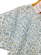 Sky & Green Leaves Half Sleeve White Skate Fish Girls