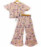 Black & Yellow Flower Half Sleeve Peach Skate Fish Girls