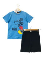 Mickey Mouse Sky Blue  Nicker Suit Boys