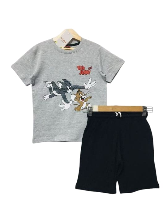 Tom & Jerry Oatmeal Nicker Suit Boys