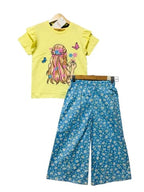 Doll With Butterfly Lemon T-Shirt & Flapper Girls