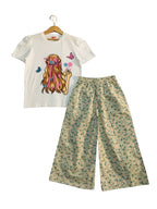 Doll With Butterfly White T-Shirt & Flapper Girls