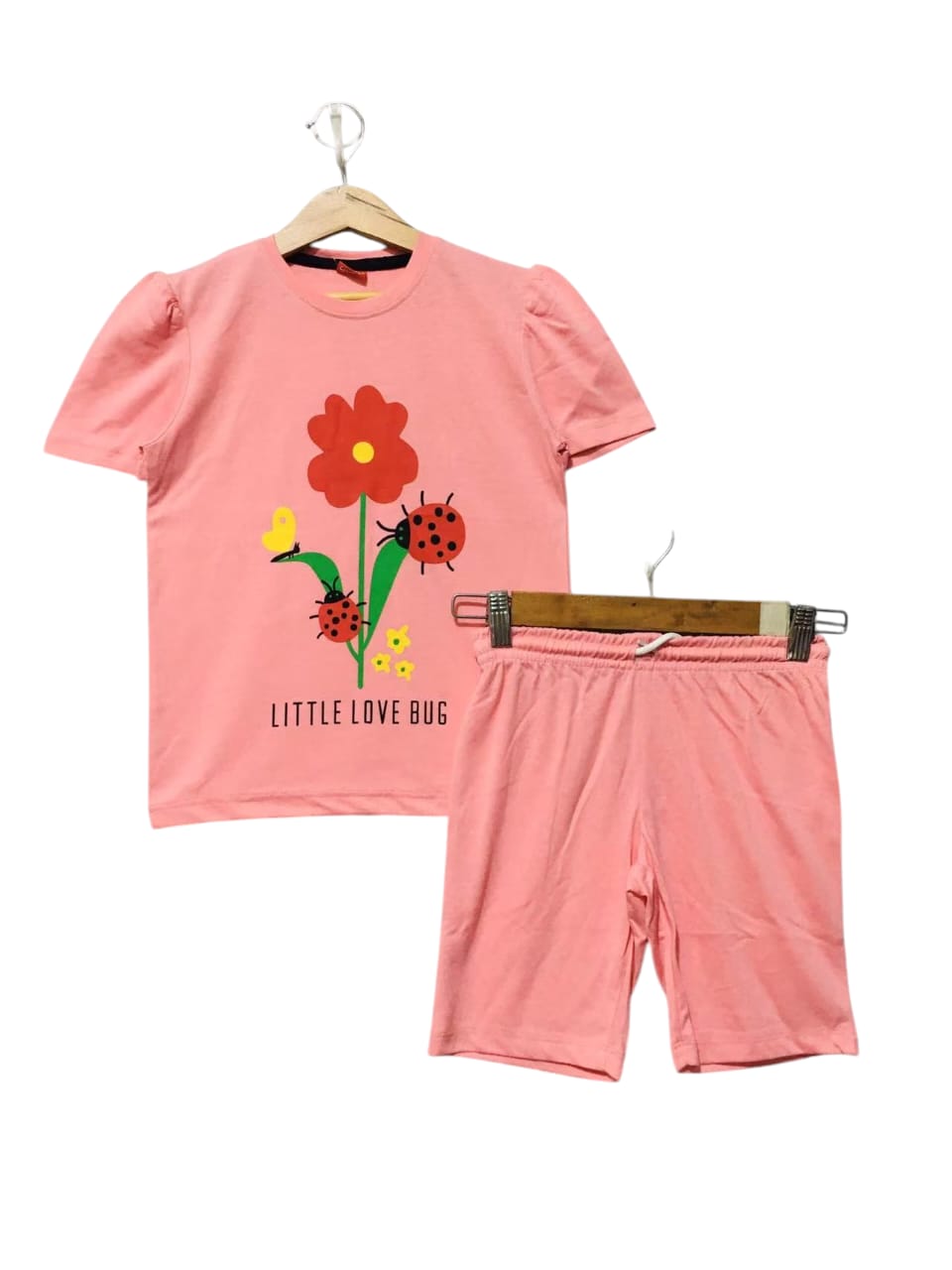 Little Love Bug Baby Pink Nicker Suit Girls