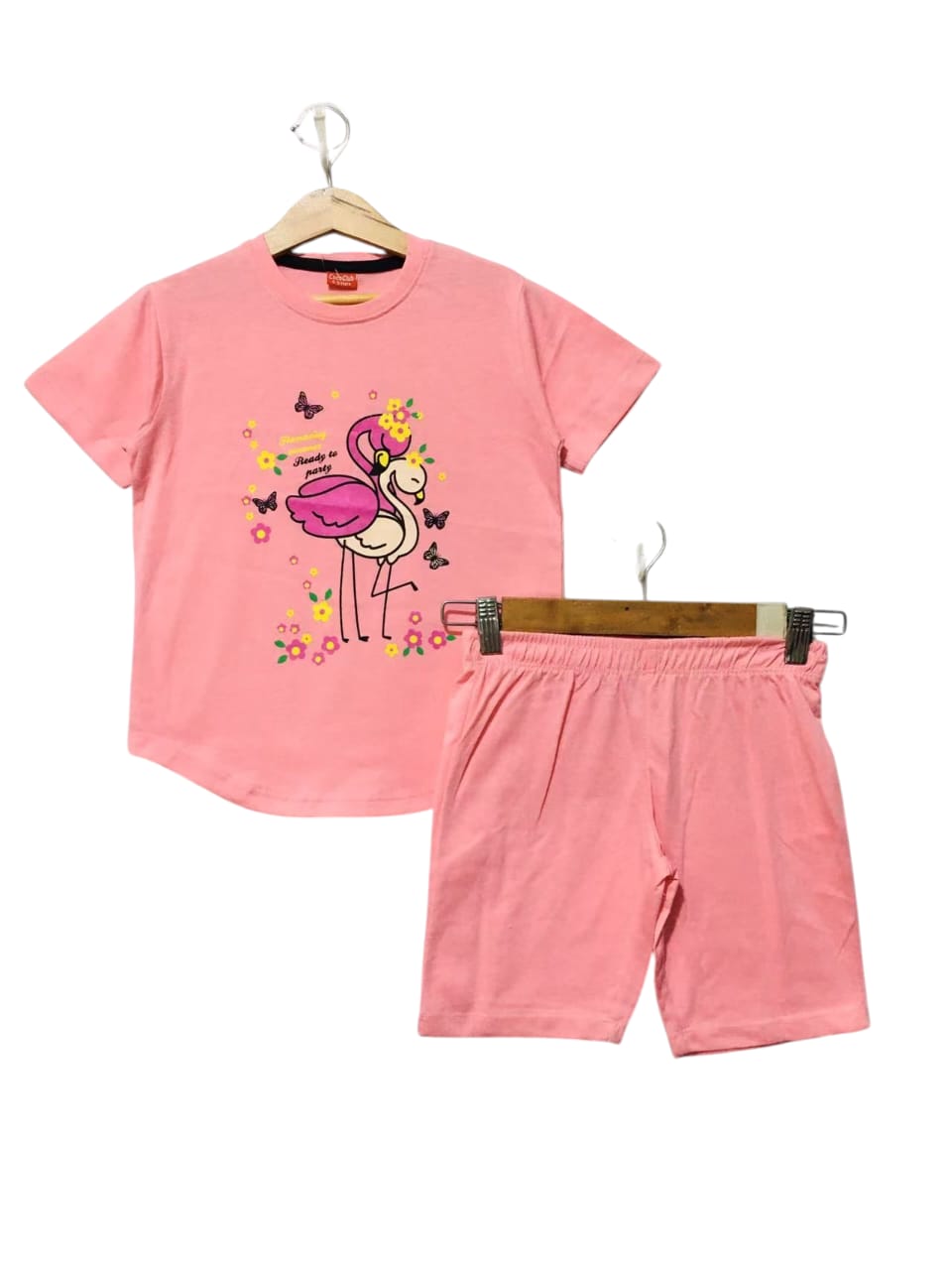 Ready To Party Baby Pink Nicker Suit Girls