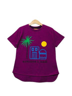 Bonjuor Dark Purple T-Shirt Girls