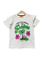 Palms White T-Shirt Girls