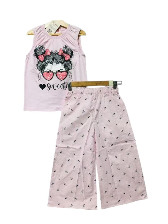 Sweetie Baby Pink T-Shirt & Flapper Girls