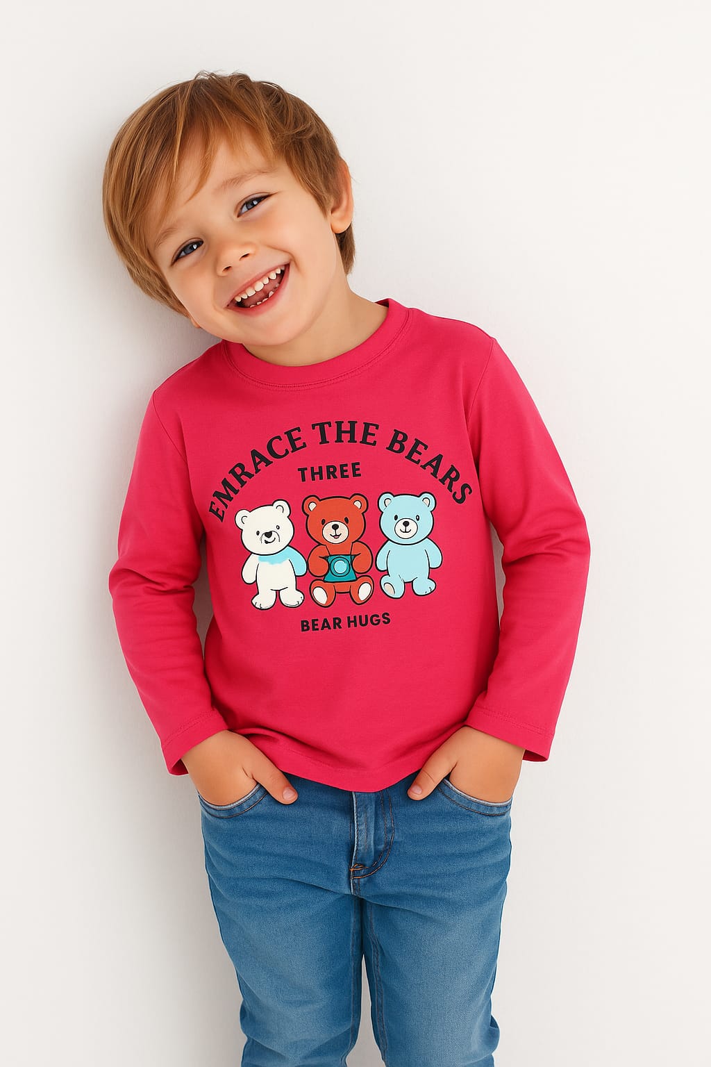 Three Bear Reddish T-Shirt Boys