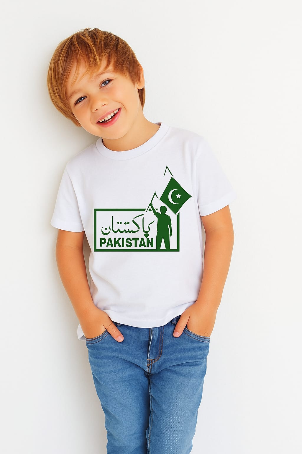 Flag Logo White T-Shirt Boys