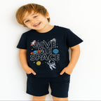 Give Me Space Navy T-Shirt Boys