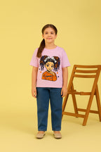 Sweet Light Purple T-Shirt Girls