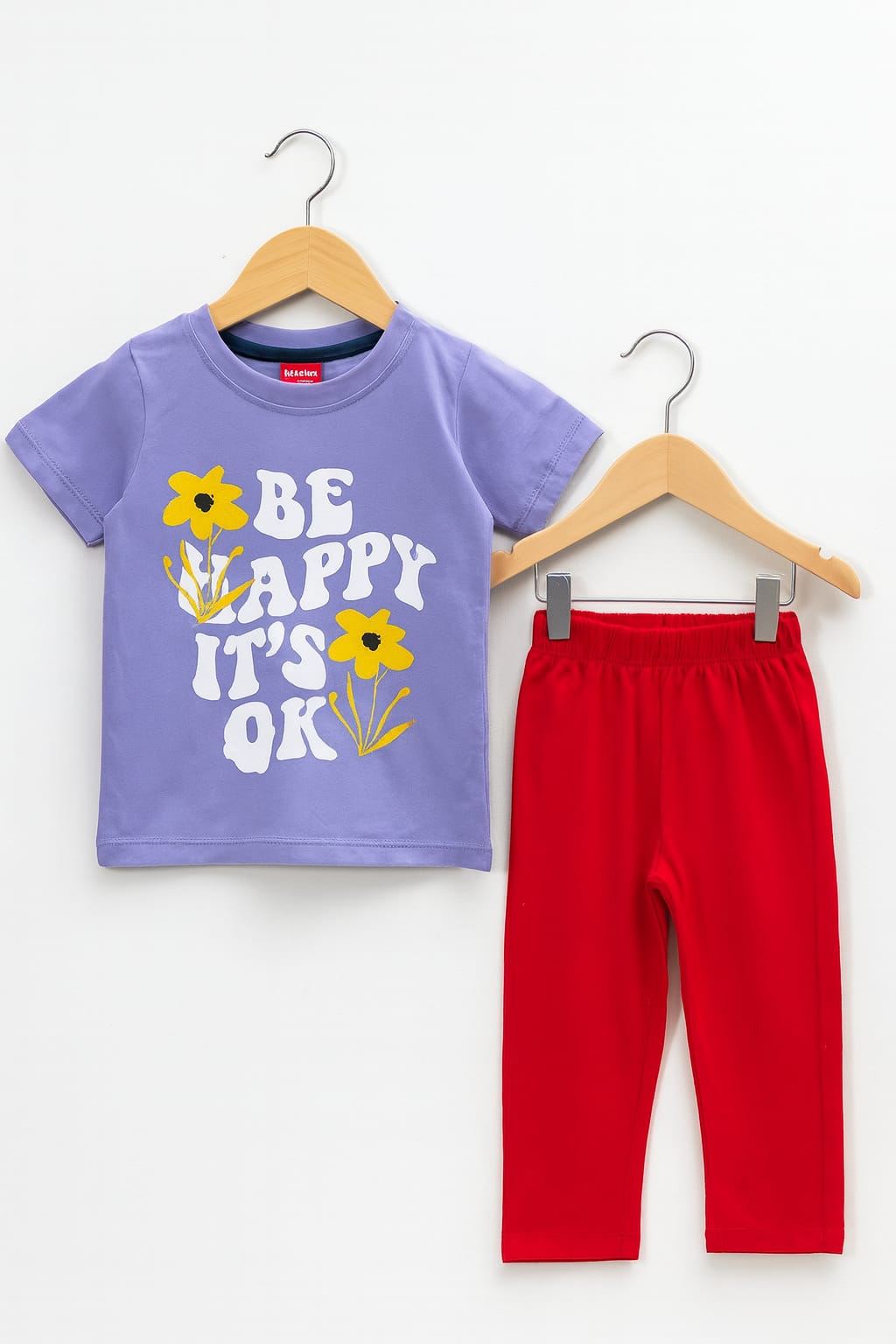 Be Happy Light Purple Trouser Shirt Girls