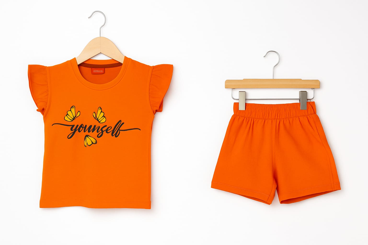 Yourself Orange Nicker Suit Girls