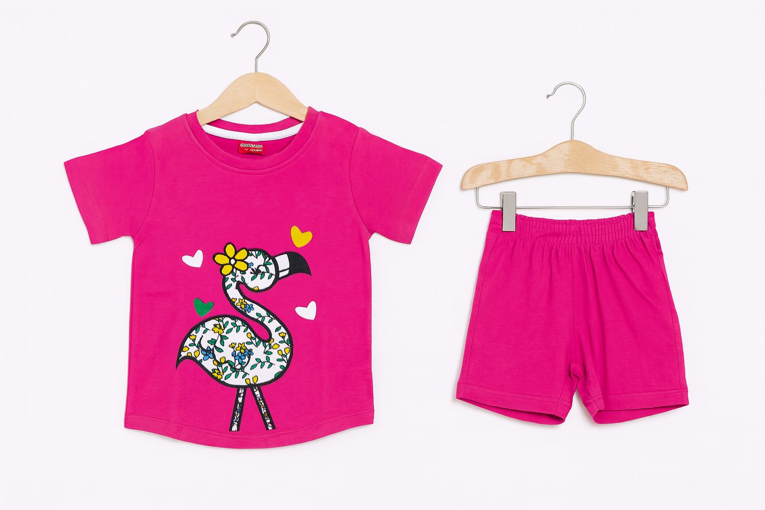 Duck Logo Pink Nicker Suit Girls