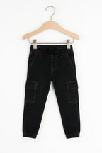 6 Pocket Black Jeans Boys