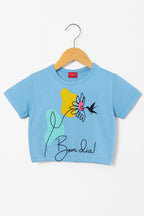 Bom Sky Blue T-Shirt Girls