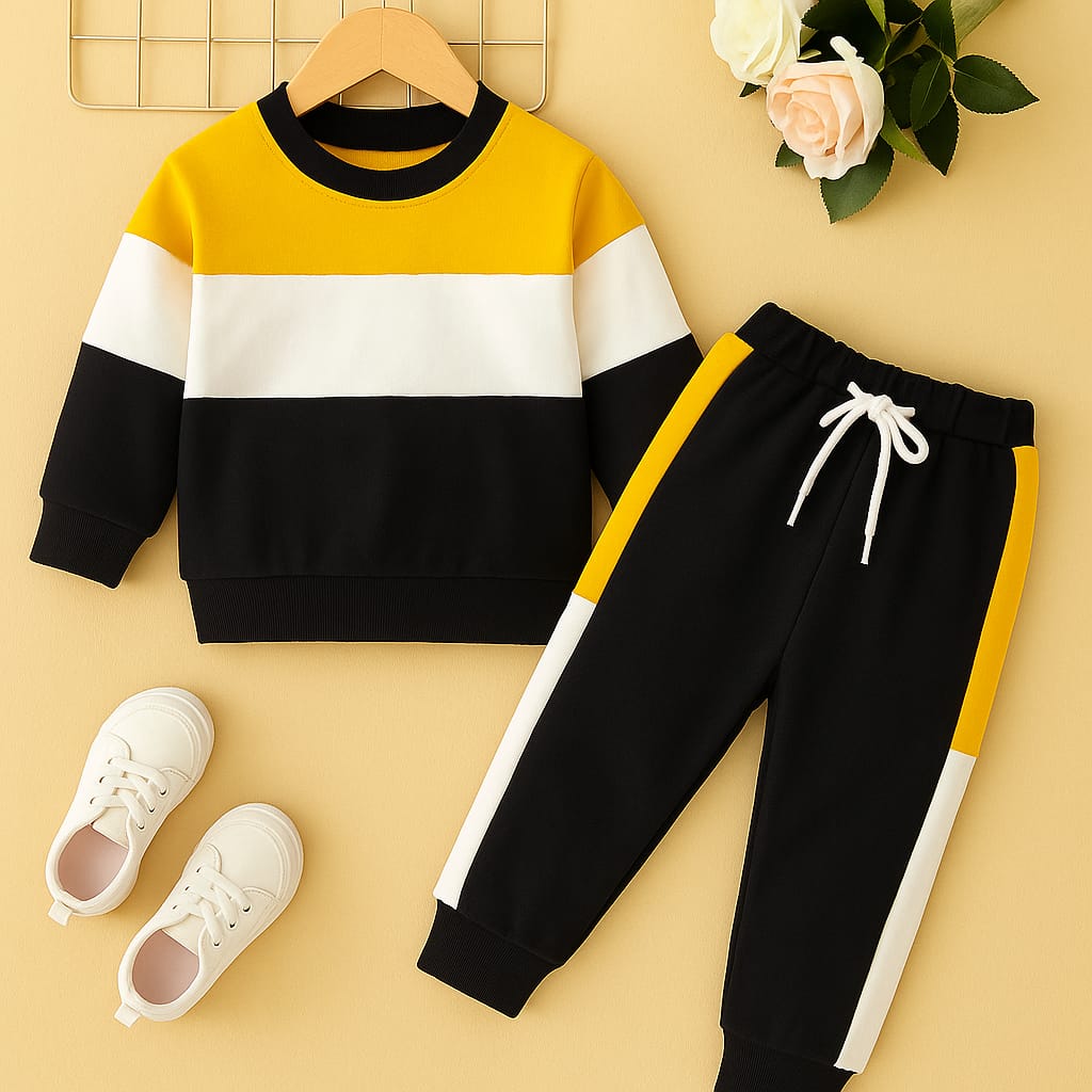 Penal Yellow & Black Track-Suit Boys