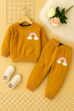 Rainbow Mustered Track-suit Girls