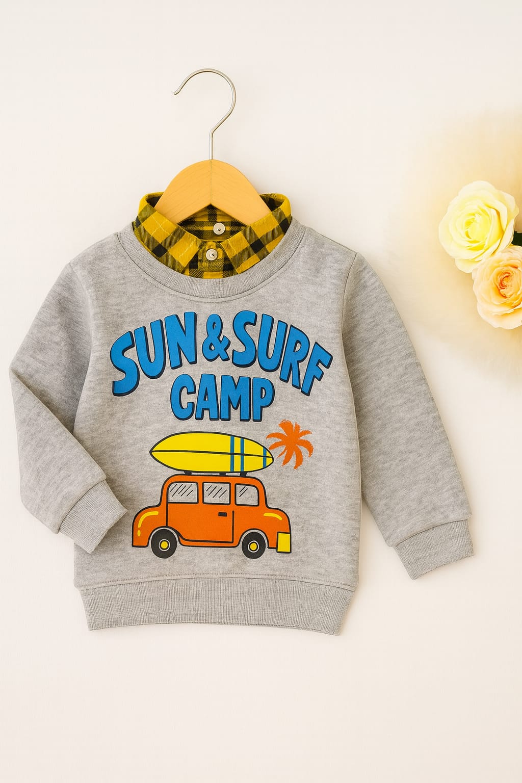 Sun & Surf Oatmeal Double Sweatshirt Boys