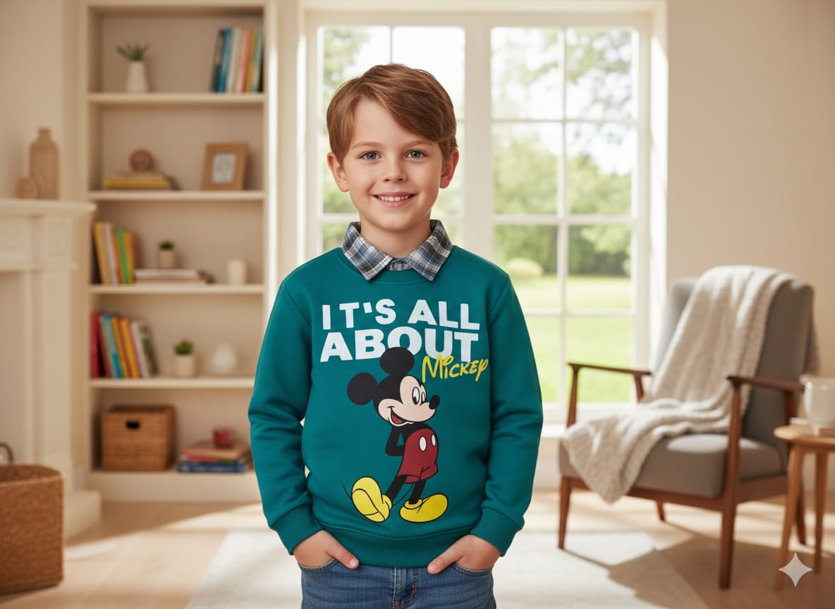 It All About C-Green Double Sweatshirt Boys