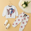 Captain America White Track-Suit Boys  ( R-139 )