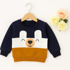 Bear Smile Mustered  Sweatshirt Boys
