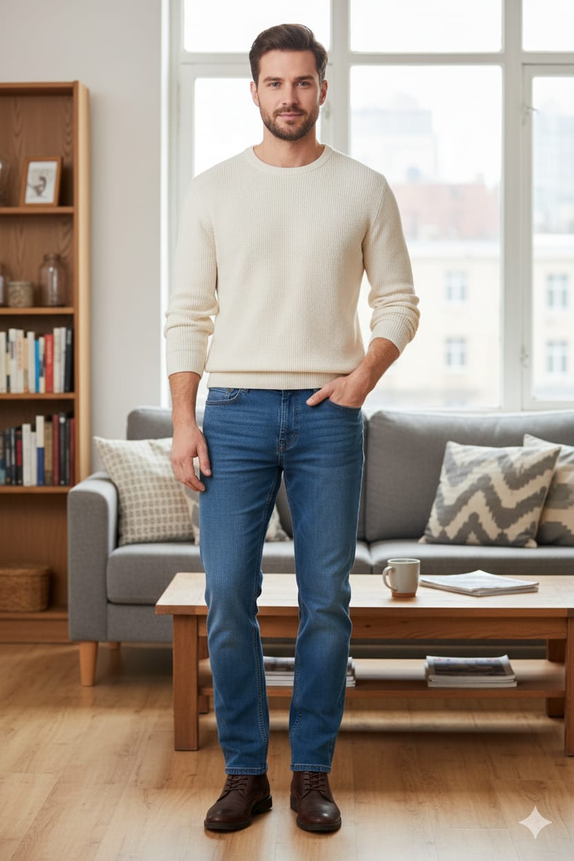 Sky Blue Denim Men's