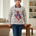 Spiderman Oatmeal Double Sweatshirt Boys (R-142 )