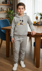Mickey Mouse Oatmeal Hoodies Track-suit Boys