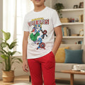 Marvel Super Hero White Trouser Shirt Boys ( R-192) Factory