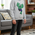 Hulk Oatmeal Double Shirt Boys ( R-382 N)